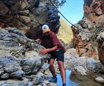 Moroccan hiking in The Atlas Mountains