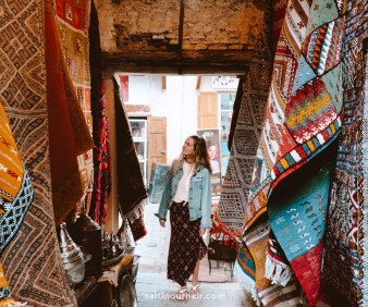 shopping for luxury handcrafted items in Fez Medina